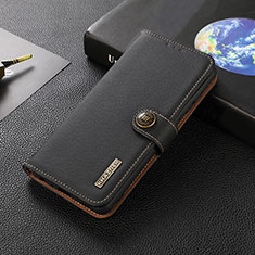 Custodia Portafoglio In Pelle Cover con Supporto B02H per Xiaomi Mi 12 Ultra 5G Nero