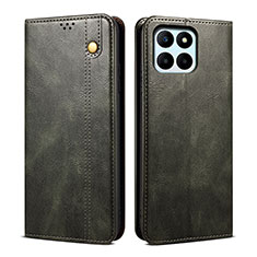 Custodia Portafoglio In Pelle Cover con Supporto B02S per Huawei Honor X8b Verde