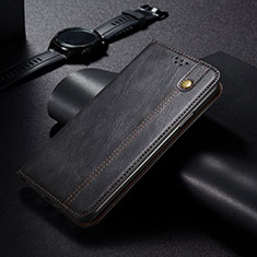 Custodia Portafoglio In Pelle Cover con Supporto B02S per Samsung Galaxy S21 5G Nero