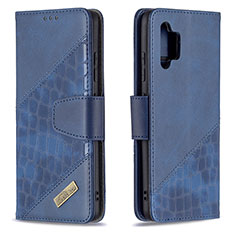 Custodia Portafoglio In Pelle Cover con Supporto B03F per Samsung Galaxy M32 5G Blu
