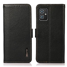 Custodia Portafoglio In Pelle Cover con Supporto B03H per Asus ZenFone 8 Mini Nero