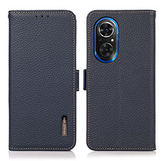 Custodia Portafoglio In Pelle Cover con Supporto B03H per Huawei Honor 50 SE 5G Blu