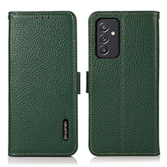 Custodia Portafoglio In Pelle Cover con Supporto B03H per Samsung Galaxy A05s Verde