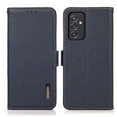 Custodia Portafoglio In Pelle Cover con Supporto B03H per Samsung Galaxy A15 5G Blu