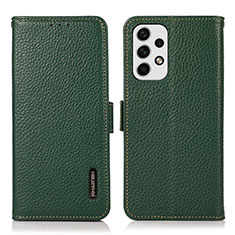 Custodia Portafoglio In Pelle Cover con Supporto B03H per Samsung Galaxy A23 5G Verde