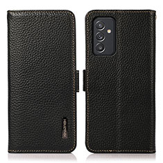 Custodia Portafoglio In Pelle Cover con Supporto B03H per Samsung Galaxy A54 5G Nero