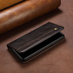 Custodia Portafoglio In Pelle Cover con Supporto B03S per Xiaomi Redmi Note 10 Lite India Nero