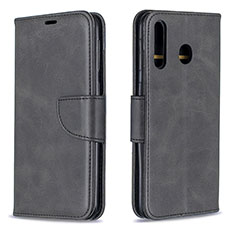 Custodia Portafoglio In Pelle Cover con Supporto B04F per Samsung Galaxy A40s Nero