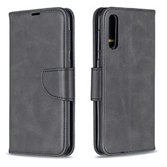 Custodia Portafoglio In Pelle Cover con Supporto B04F per Samsung Galaxy A50S Nero