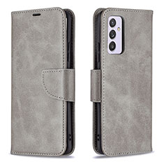 Custodia Portafoglio In Pelle Cover con Supporto B04F per Samsung Galaxy A82 5G Grigio
