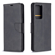 Custodia Portafoglio In Pelle Cover con Supporto B04F per Samsung Galaxy Note 20 Ultra 5G Nero