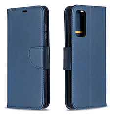 Custodia Portafoglio In Pelle Cover con Supporto B04F per Samsung Galaxy S20 FE 5G Blu