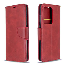 Custodia Portafoglio In Pelle Cover con Supporto B04F per Samsung Galaxy S20 Plus 5G Rosso