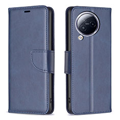 Custodia Portafoglio In Pelle Cover con Supporto B04F per Xiaomi Civi 3 5G Blu