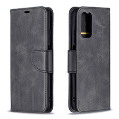 Custodia Portafoglio In Pelle Cover con Supporto B04F per Xiaomi Poco M3 Nero