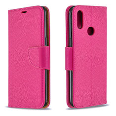 Custodia Portafoglio In Pelle Cover con Supporto B06F per Samsung Galaxy A10s Rosa Caldo
