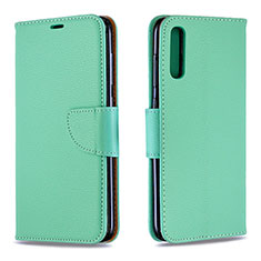 Custodia Portafoglio In Pelle Cover con Supporto B06F per Samsung Galaxy A70S Verde