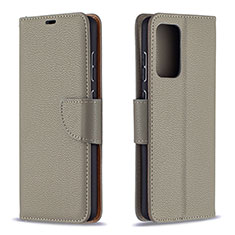 Custodia Portafoglio In Pelle Cover con Supporto B06F per Samsung Galaxy A72 5G Grigio