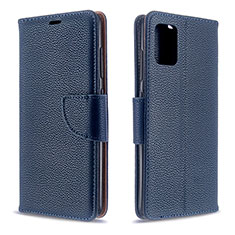 Custodia Portafoglio In Pelle Cover con Supporto B06F per Samsung Galaxy M40S Blu