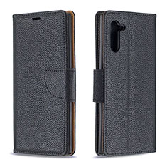 Custodia Portafoglio In Pelle Cover con Supporto B06F per Samsung Galaxy Note 10 5G Nero
