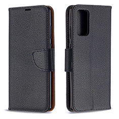 Custodia Portafoglio In Pelle Cover con Supporto B06F per Samsung Galaxy Note 20 5G Nero