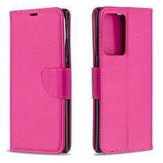 Custodia Portafoglio In Pelle Cover con Supporto B06F per Samsung Galaxy Note 20 Ultra 5G Rosa Caldo