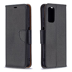 Custodia Portafoglio In Pelle Cover con Supporto B06F per Xiaomi Poco M3 Nero