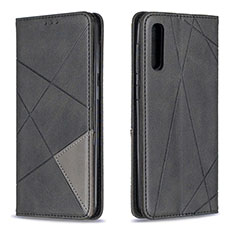 Custodia Portafoglio In Pelle Cover con Supporto B07F per Samsung Galaxy A50 Nero