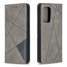 Custodia Portafoglio In Pelle Cover con Supporto B07F per Samsung Galaxy A52 5G Grigio
