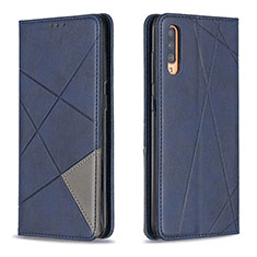 Custodia Portafoglio In Pelle Cover con Supporto B07F per Samsung Galaxy A70 Blu