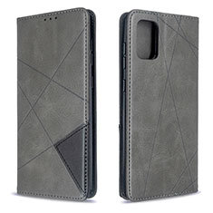 Custodia Portafoglio In Pelle Cover con Supporto B07F per Samsung Galaxy A71 4G A715 Grigio