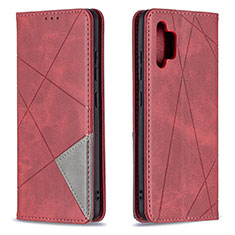 Custodia Portafoglio In Pelle Cover con Supporto B07F per Samsung Galaxy M32 5G Rosso