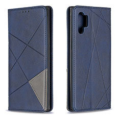 Custodia Portafoglio In Pelle Cover con Supporto B07F per Samsung Galaxy Note 10 Plus 5G Blu