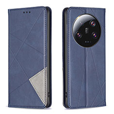 Custodia Portafoglio In Pelle Cover con Supporto B07F per Xiaomi Mi 13 Ultra 5G Blu