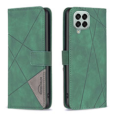 Custodia Portafoglio In Pelle Cover con Supporto B08F per Samsung Galaxy M33 5G Verde