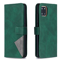 Custodia Portafoglio In Pelle Cover con Supporto B08F per Samsung Galaxy M60s Verde