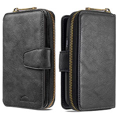 Custodia Portafoglio In Pelle Cover con Supporto B10F per Samsung Galaxy A81 Nero