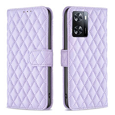 Custodia Portafoglio In Pelle Cover con Supporto B11F per OnePlus Nord N20 SE Viola