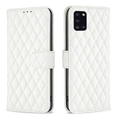 Custodia Portafoglio In Pelle Cover con Supporto B11F per Samsung Galaxy A31 Bianco