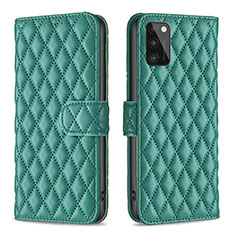 Custodia Portafoglio In Pelle Cover con Supporto B11F per Samsung Galaxy A41 Verde