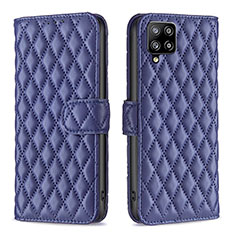 Custodia Portafoglio In Pelle Cover con Supporto B11F per Samsung Galaxy A42 5G Blu