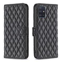 Custodia Portafoglio In Pelle Cover con Supporto B11F per Samsung Galaxy A51 5G Nero