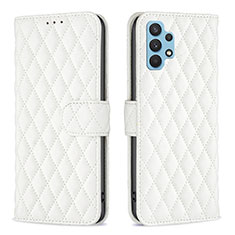 Custodia Portafoglio In Pelle Cover con Supporto B11F per Samsung Galaxy M32 5G Bianco