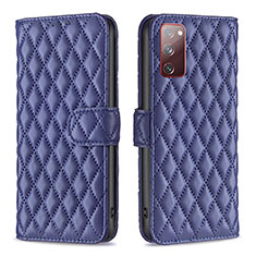 Custodia Portafoglio In Pelle Cover con Supporto B11F per Samsung Galaxy S20 FE 5G Blu