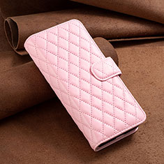 Custodia Portafoglio In Pelle Cover con Supporto B11F per Samsung Galaxy Z Fold3 5G Oro Rosa