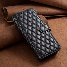 Custodia Portafoglio In Pelle Cover con Supporto B11F per Samsung Galaxy Z Fold4 5G Nero