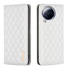 Custodia Portafoglio In Pelle Cover con Supporto B11F per Xiaomi Civi 3 5G Bianco