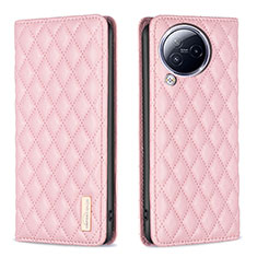 Custodia Portafoglio In Pelle Cover con Supporto B11F per Xiaomi Civi 3 5G Oro Rosa