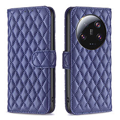 Custodia Portafoglio In Pelle Cover con Supporto B11F per Xiaomi Mi 13 Ultra 5G Blu