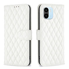 Custodia Portafoglio In Pelle Cover con Supporto B11F per Xiaomi Redmi A2 Plus Bianco